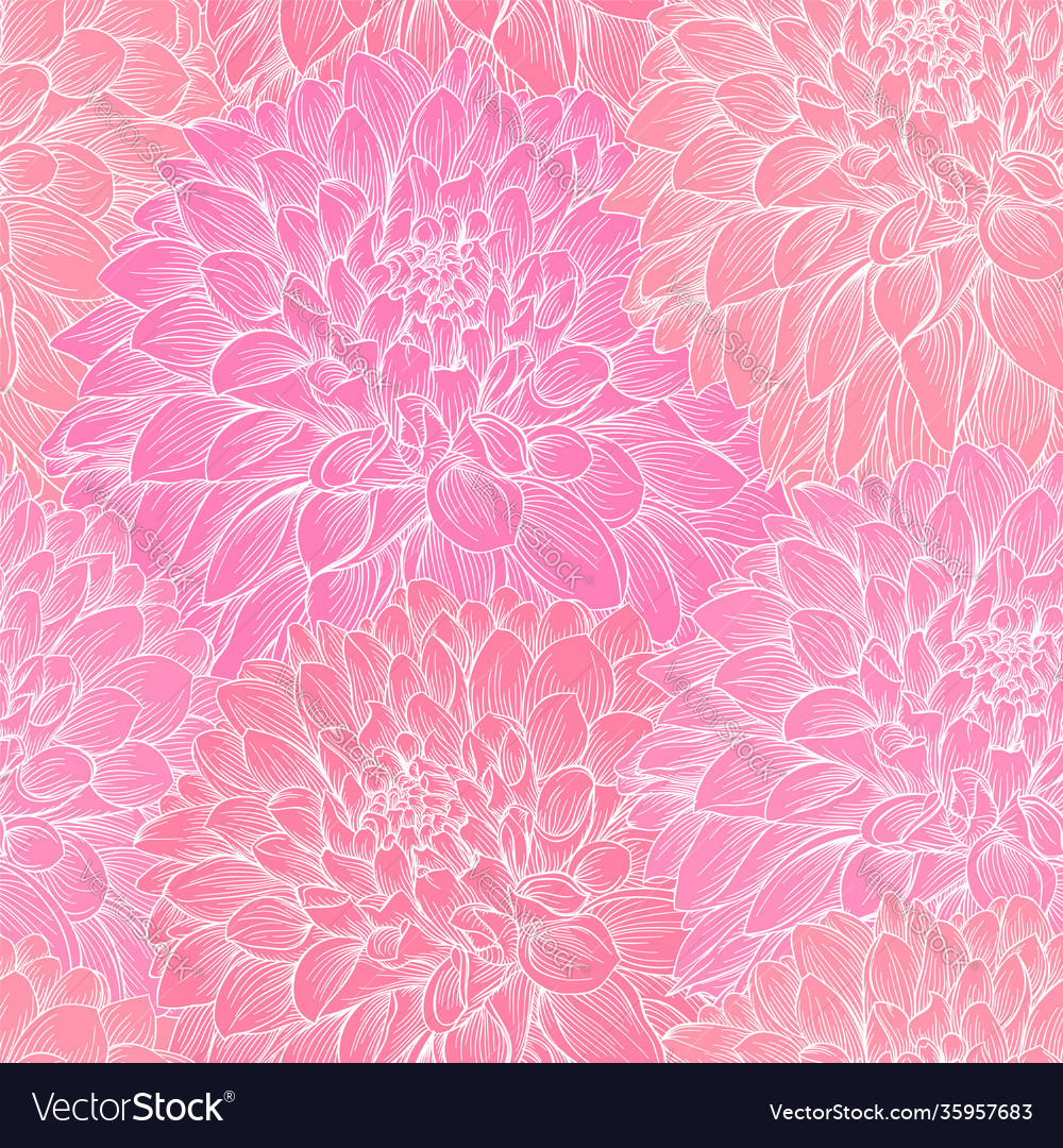 Beautiful monochrome seamless background pink Vector Image