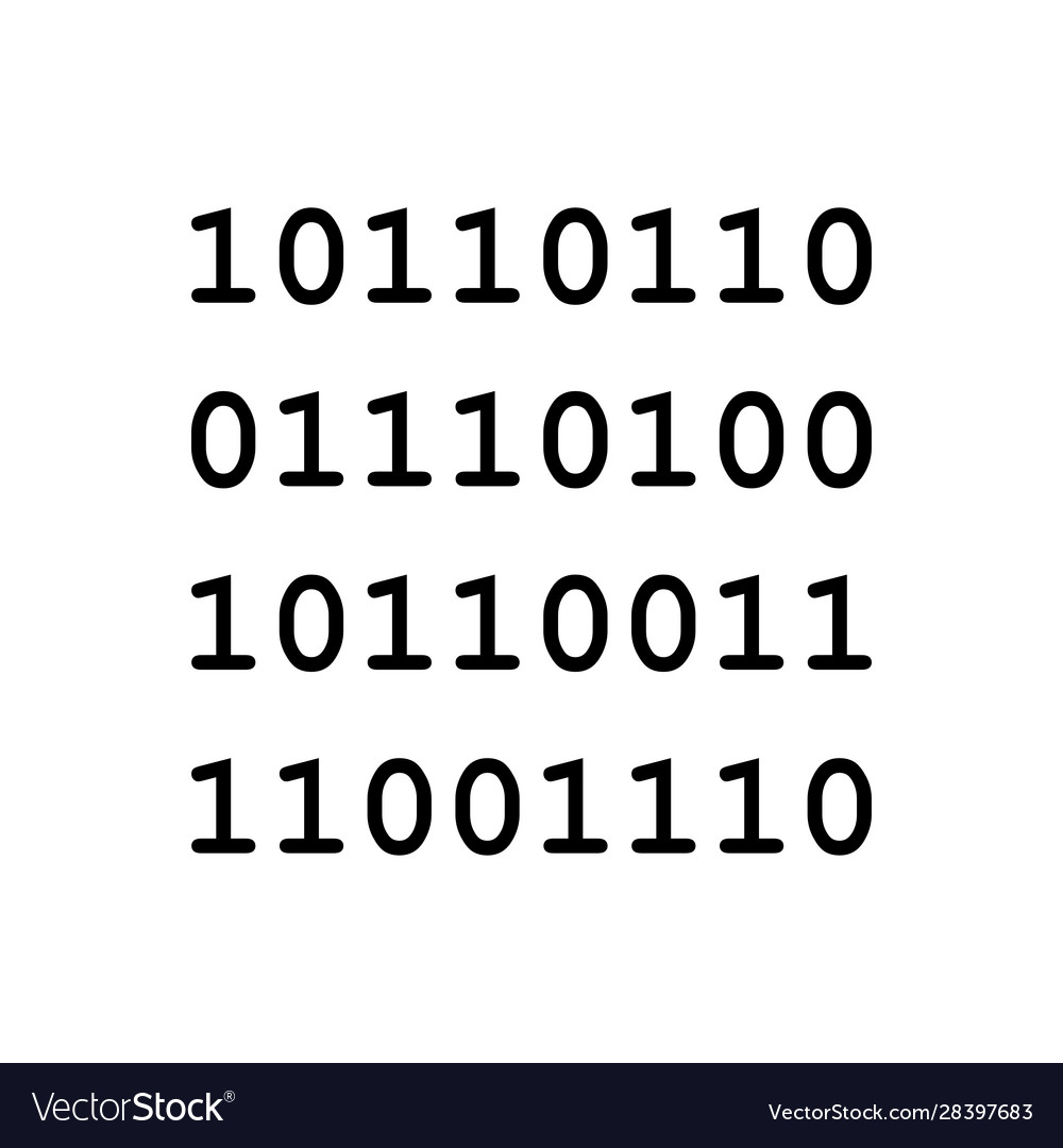 Binary code and background