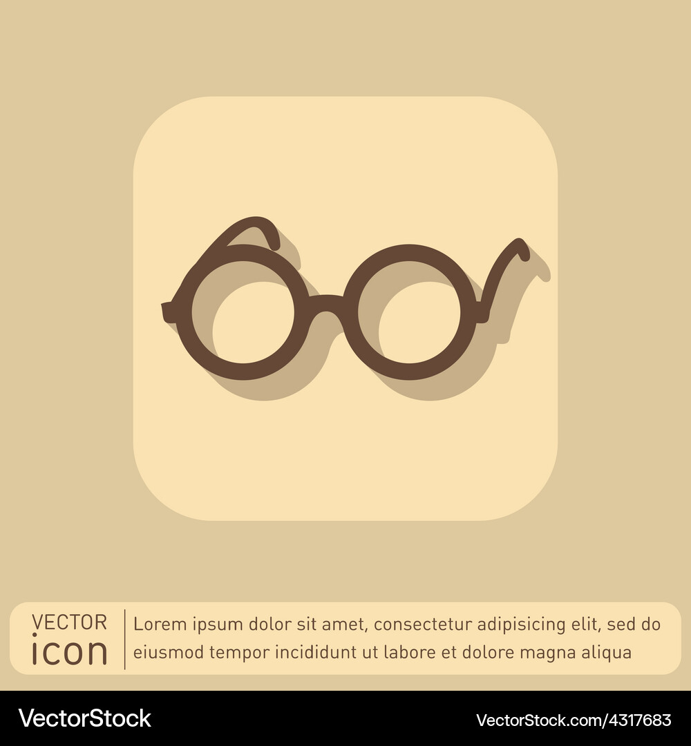 Glasses Royalty Free Vector Image - VectorStock