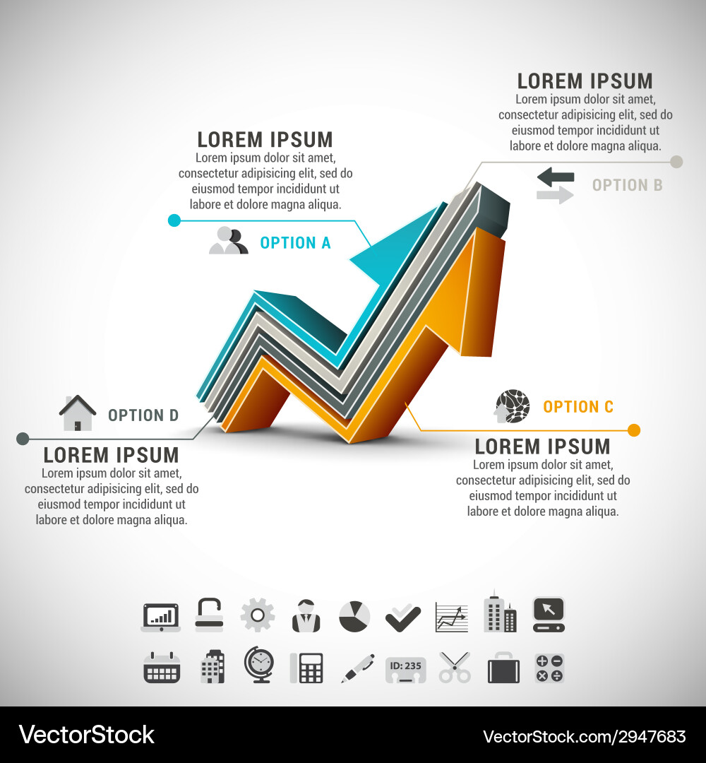 Infographic Royalty Free Vector Image - VectorStock