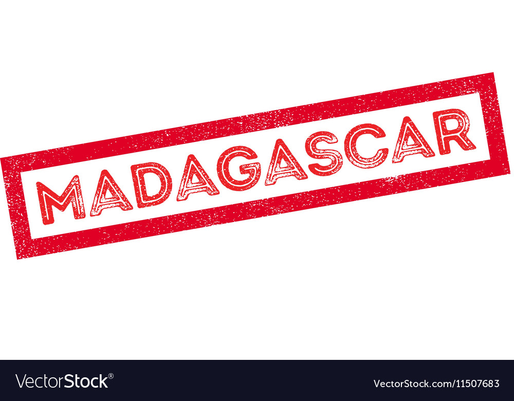 Madagascar rubber stamp