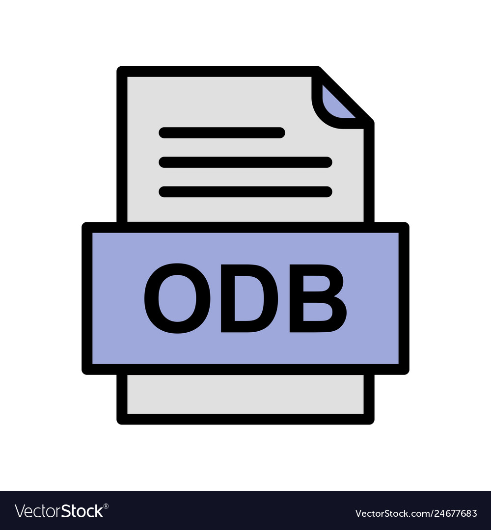 Odb file document icon