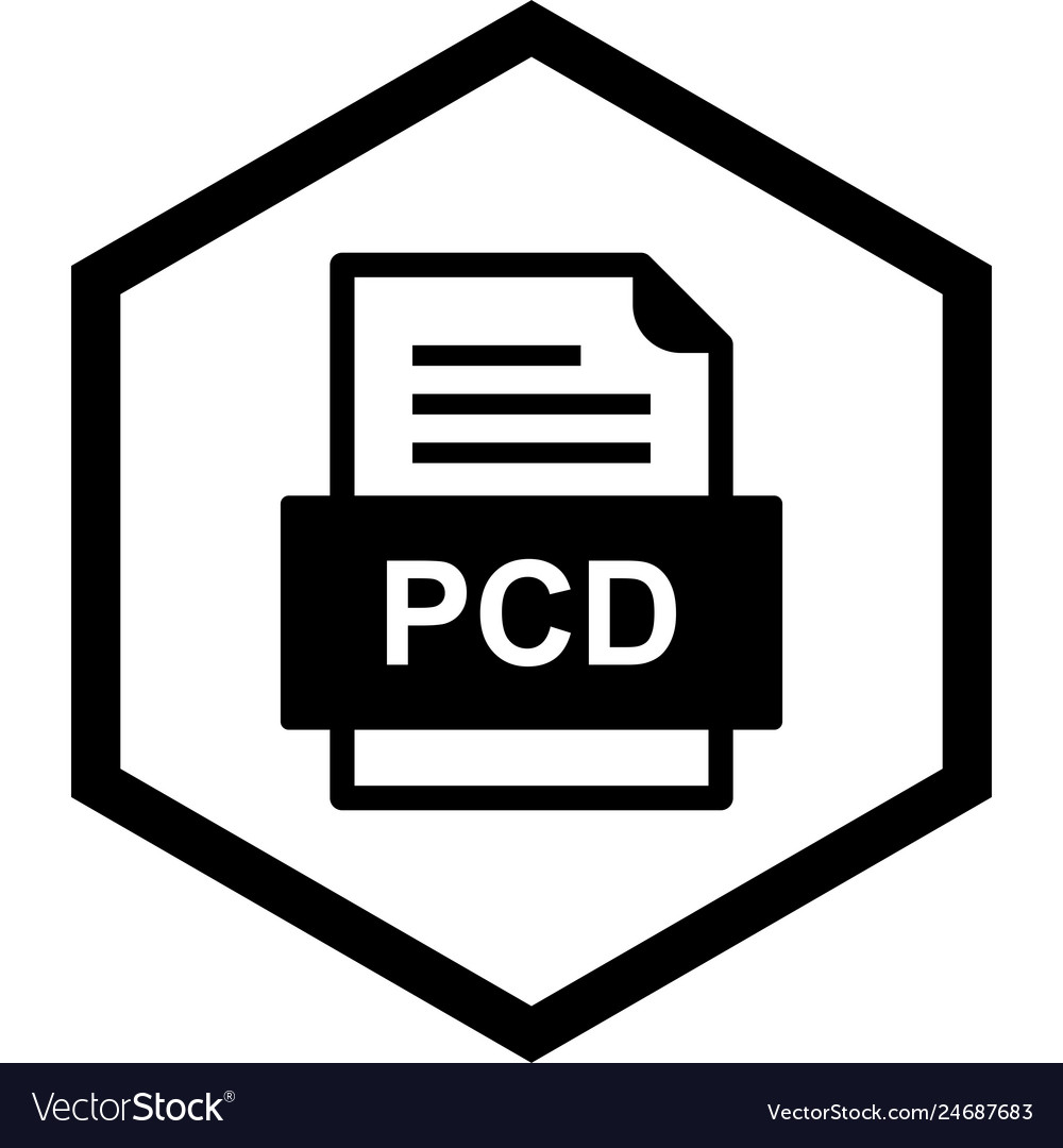 Pcd file document icon