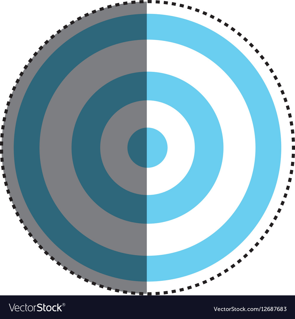 Round target dartboard