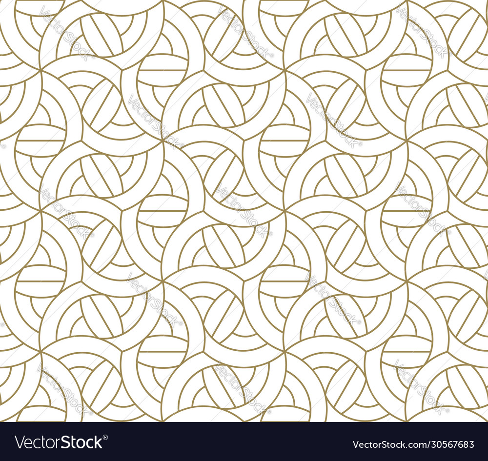 Seamless pattern with abstract geometric line vector image Seamless pattern with abstract geometric line