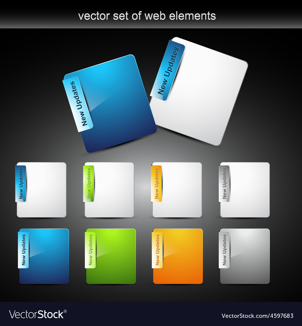 Web element design