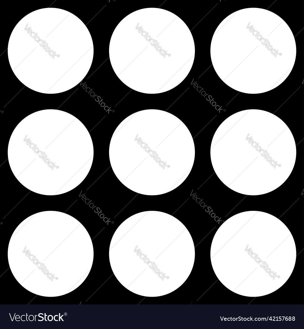 Kreis Grundform Mosaik wiederkehrendes Muster vector image Kreis Grundform Mosaik wiederkehrendes Muster