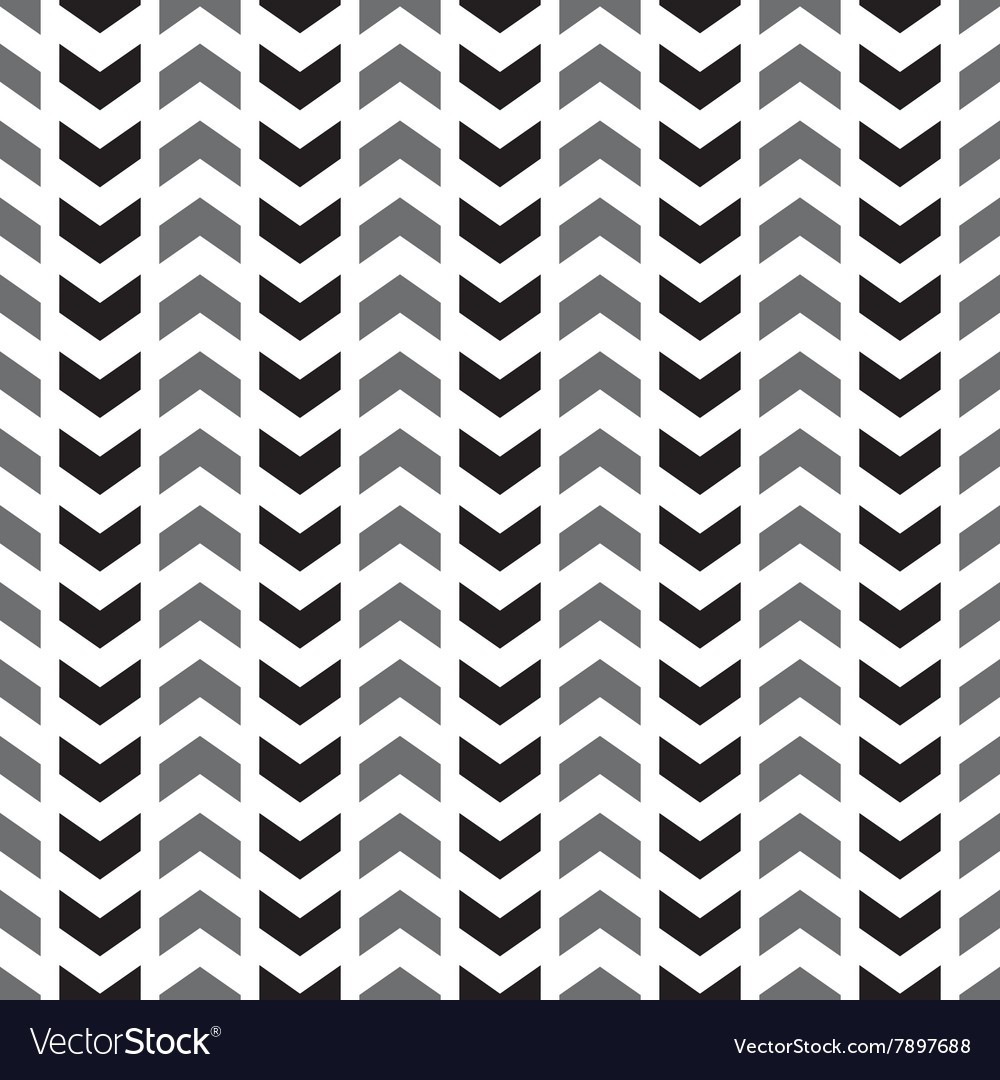 Grey and Black Arrow Tile Pattern