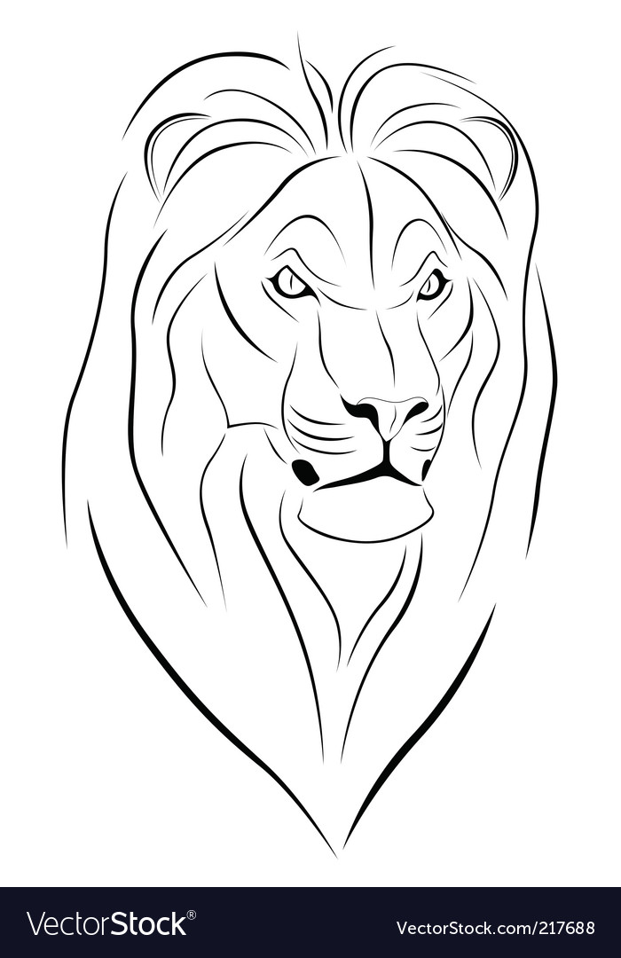 Lion Royalty Free Vector Image - VectorStock