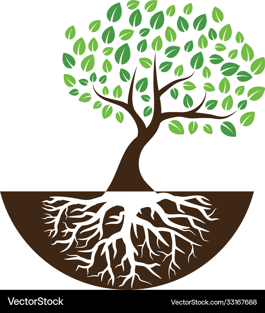 Logos green tree leaf Royalty Free Vector Image