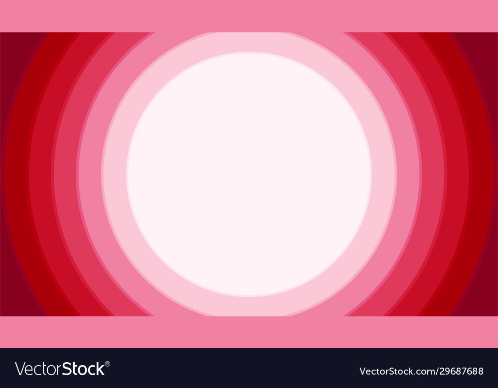 Red stack circle abstract background with copy