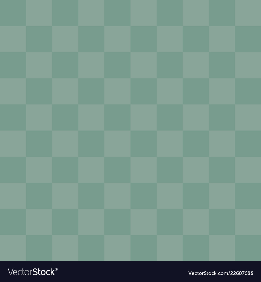 Tile pattern of green checkers