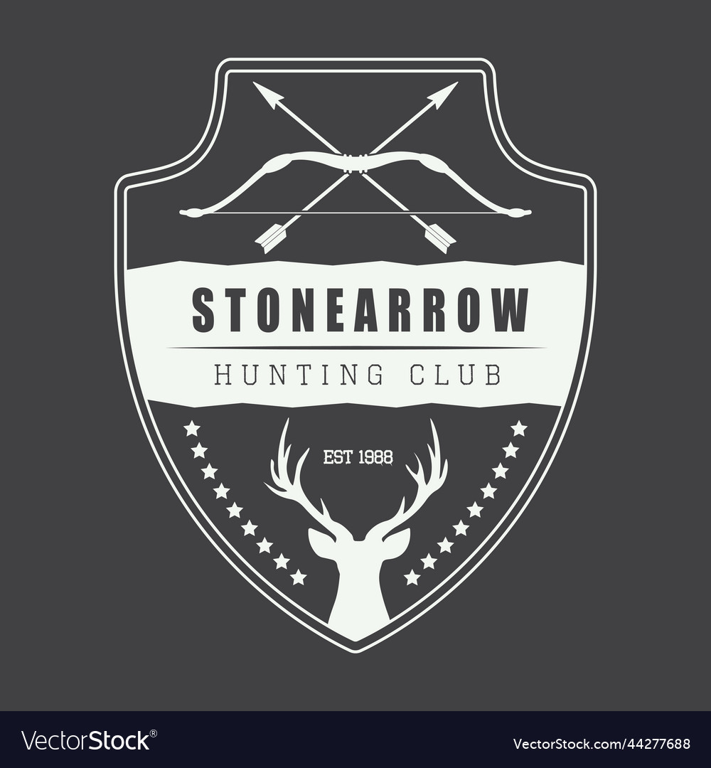 Vintage Hunting Badge & Logo