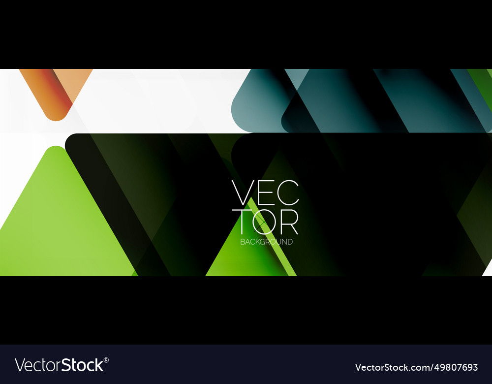Abstract background color transparent triangles Vector Image Abstract background color transparent triangles