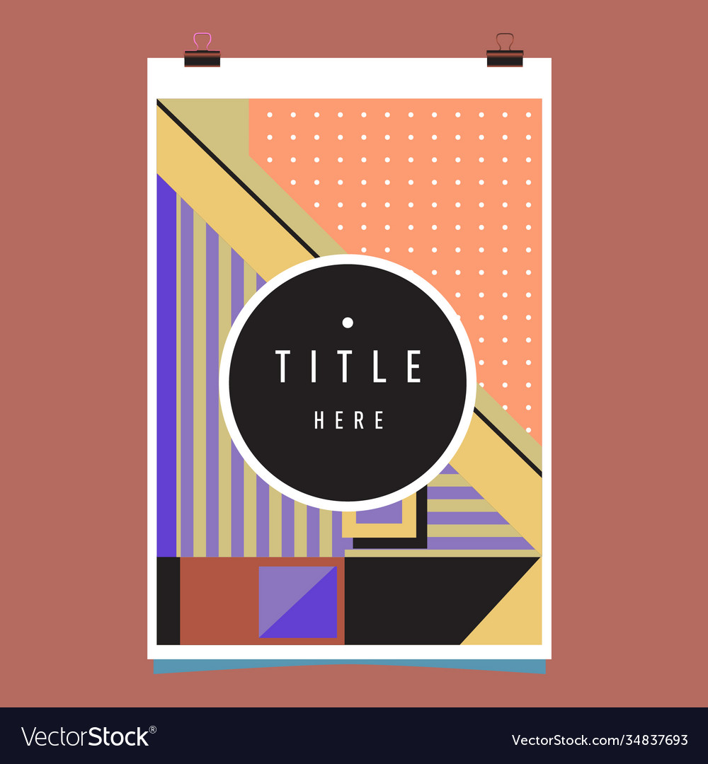 Abstract colorful geometric pattern background