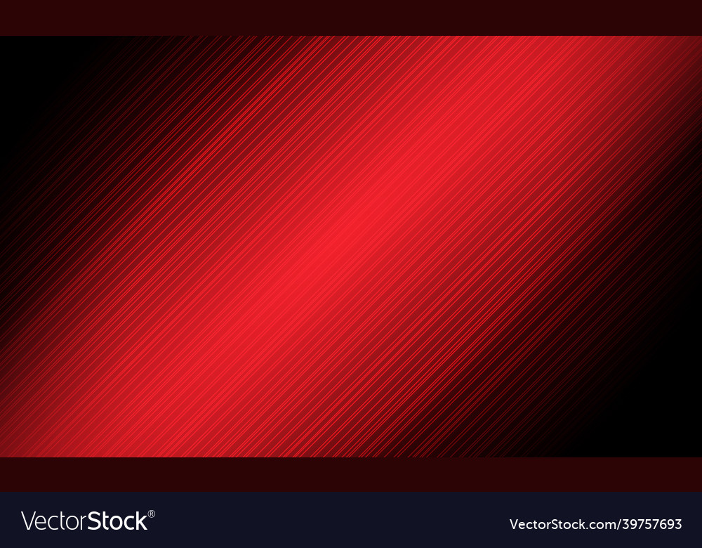 Abstract red lines speed dynamic in black