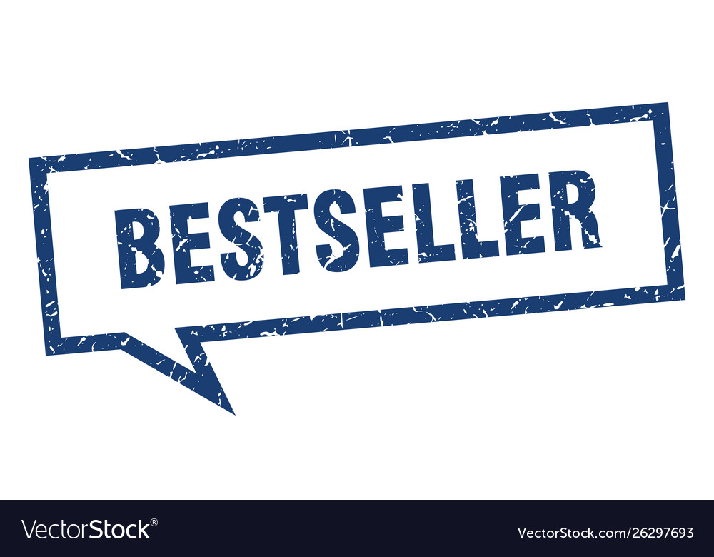 Bestseller sign square speech bubble