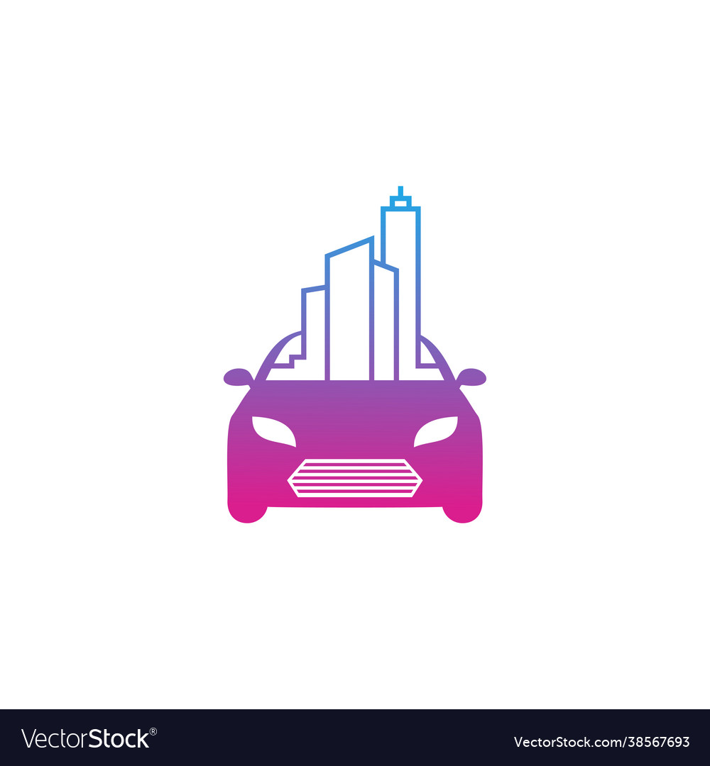 City car logo template creative design