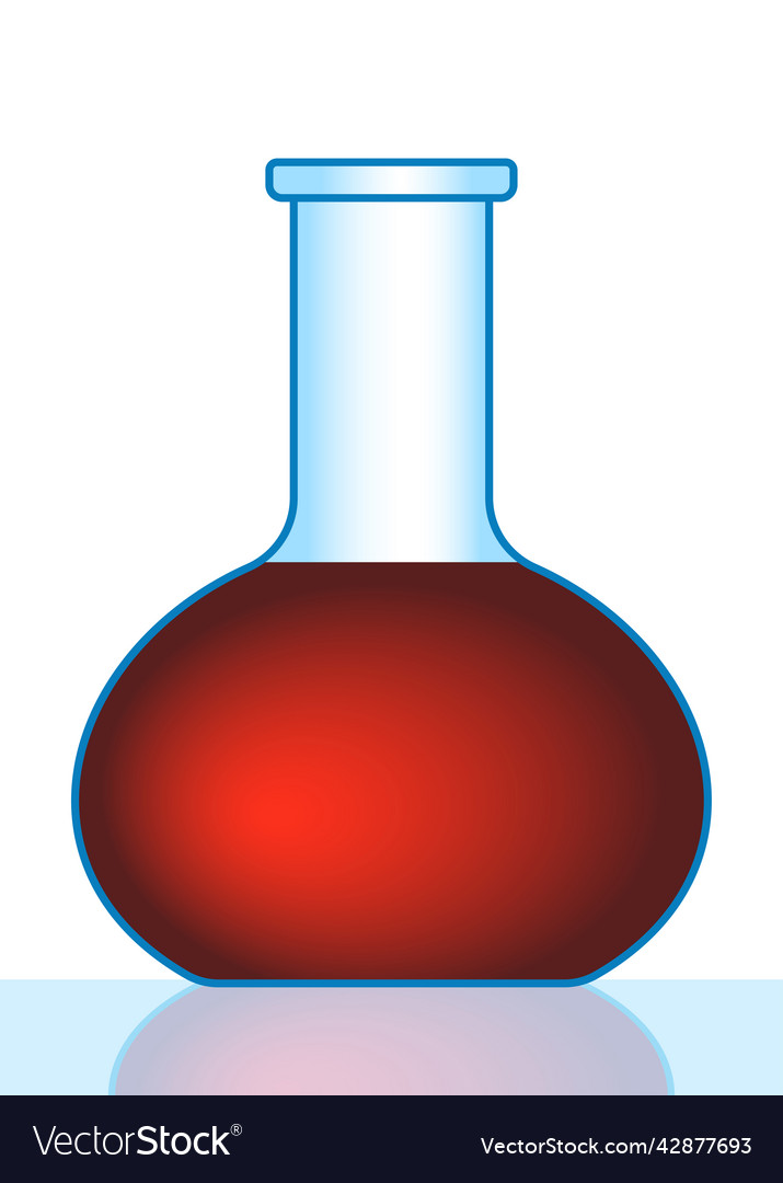 Laboratory vial icon Royalty Free Vector Image