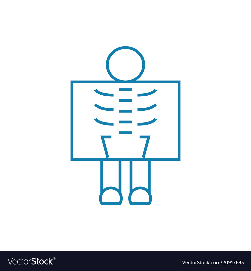Passing X-Ray Linear Icon