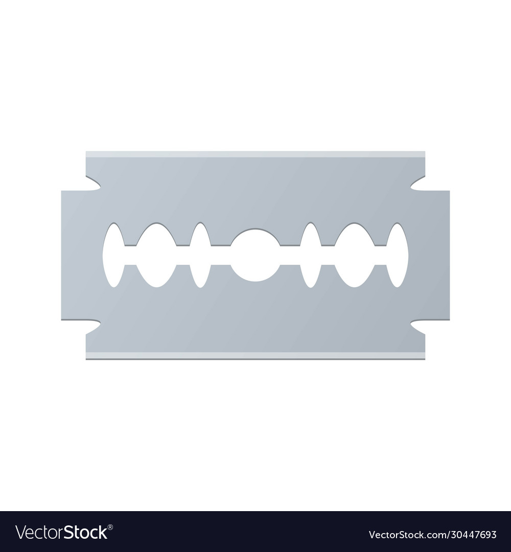 Razor blade Royalty Free Vector Image - VectorStock