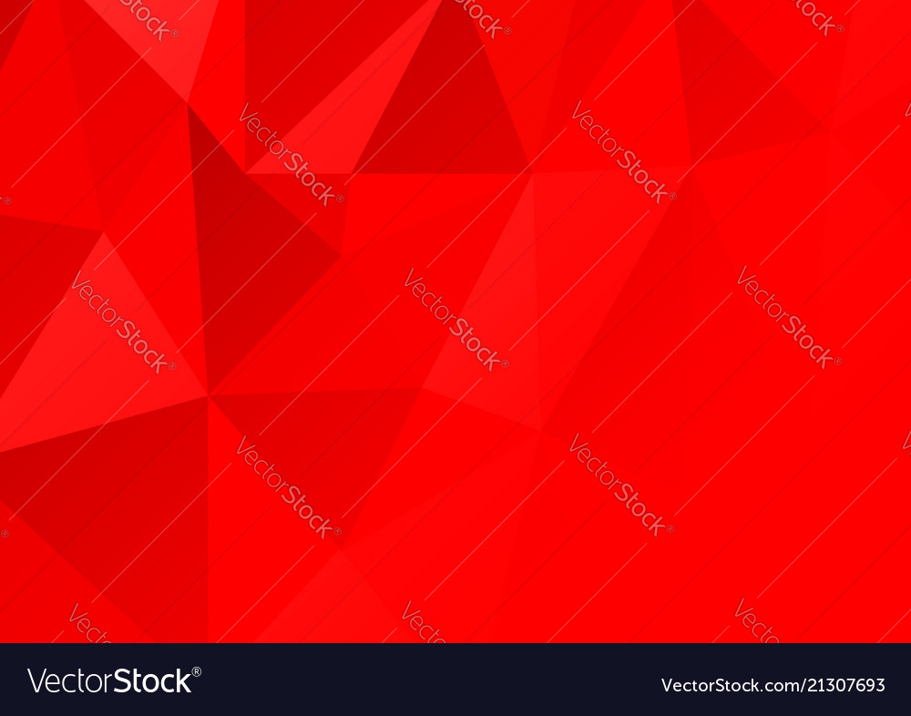 Red color polygon abstract background