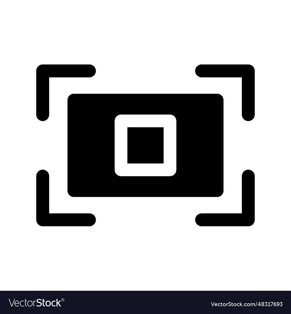 Zoom icon Royalty Free Vector Image - VectorStock