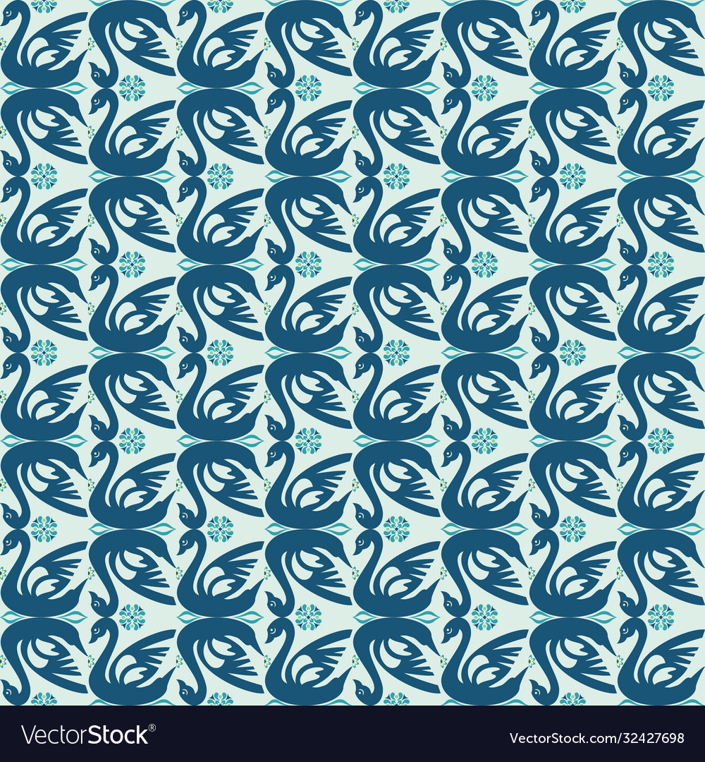 Abstract ornamental patch seamless pattern