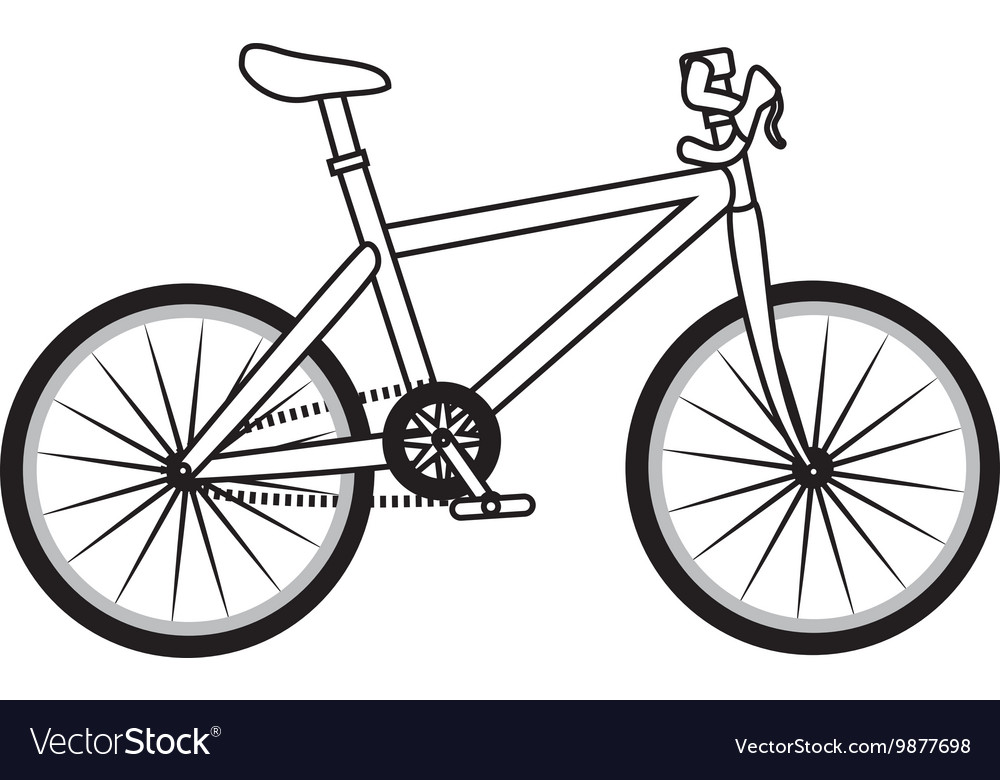 Bike transport vehicle icon