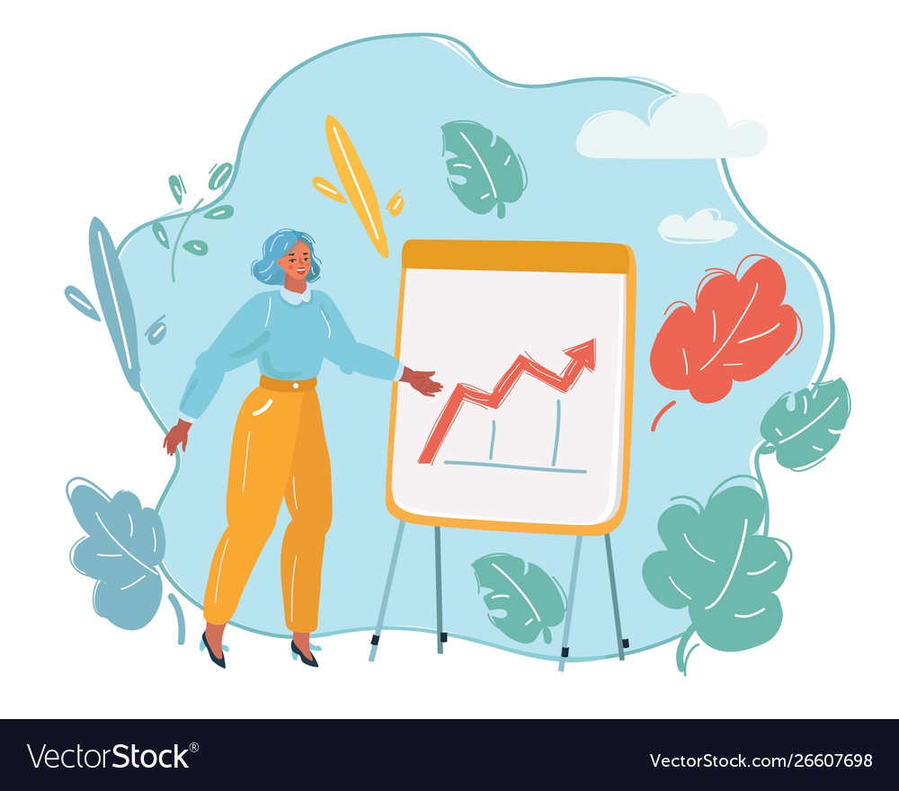Businesswoman Giving Presentation