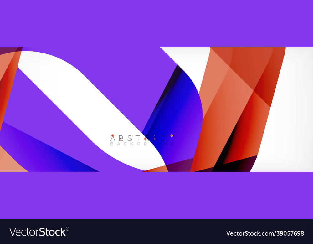Geometric abstract background - multicolored Vector Image Geometric abstract background - multicolored