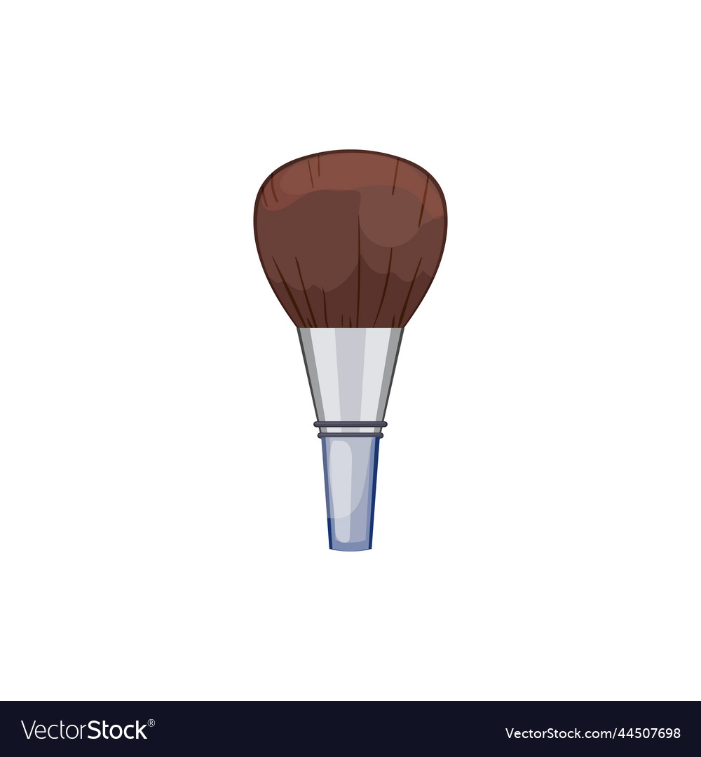 Powder cosmetic brush cartoon