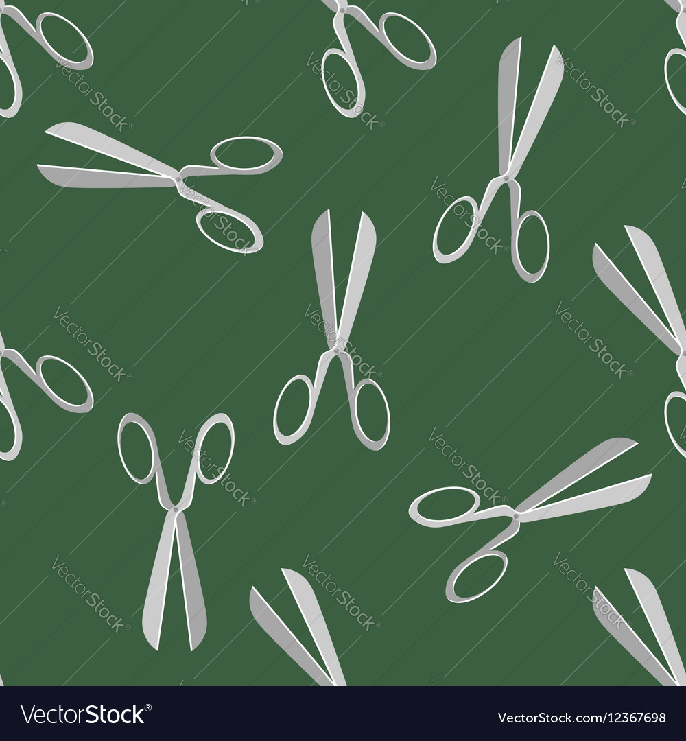 Scissors seamless pattern