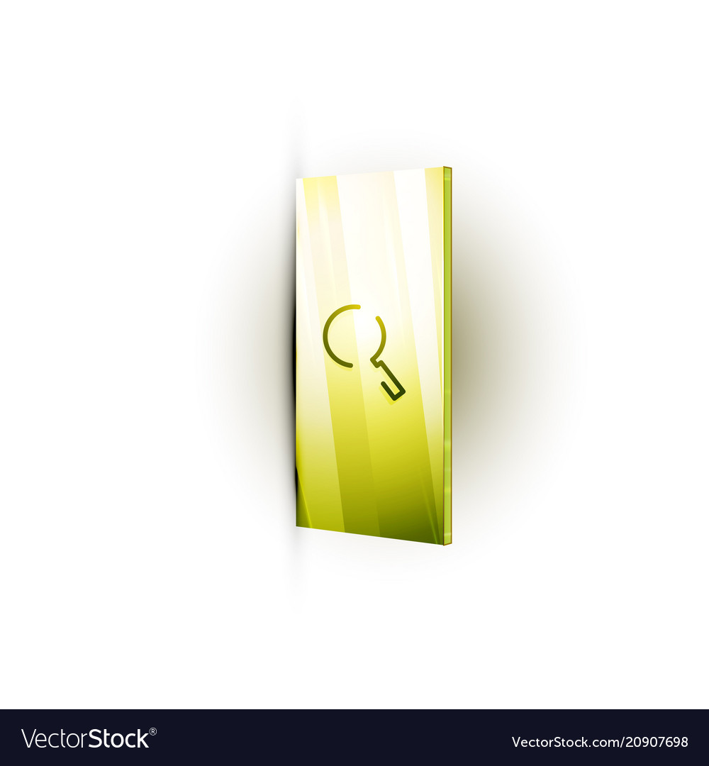 Search magnifier web button magnify icon modern vector image Search magnifier web button magnify icon modern