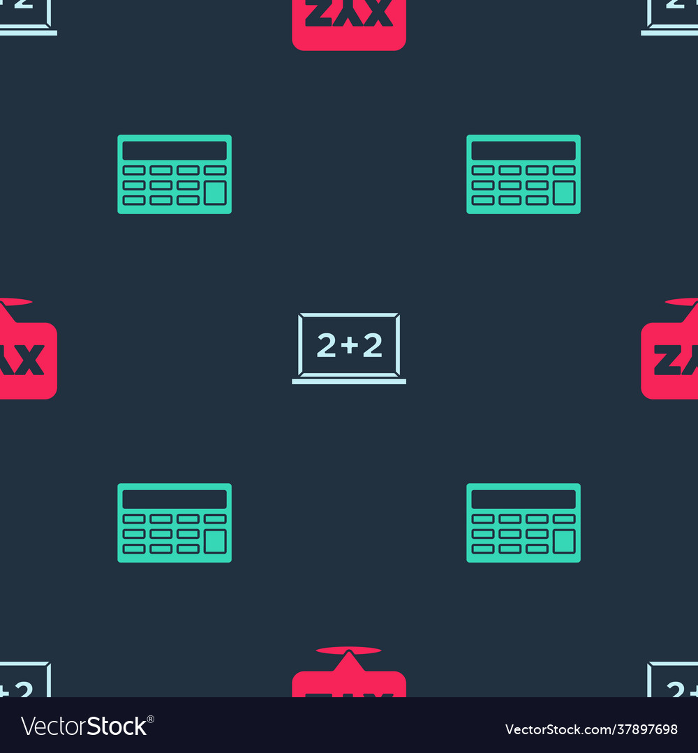 Set xyz coordinate system chalkboard vector image Set xyz coordinate system chalkboard