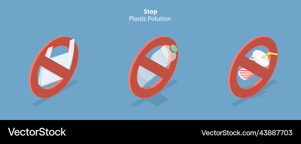 3d isometric flat conceptual Royalty Free Vector Image