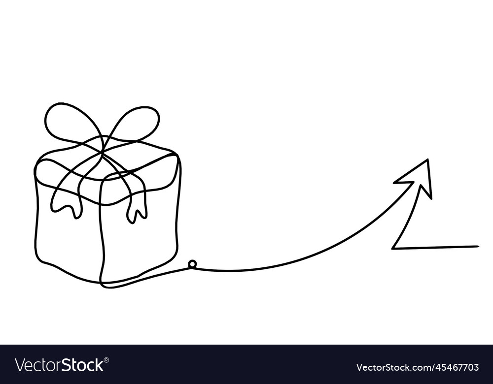 Abstract present box and direction as continuous