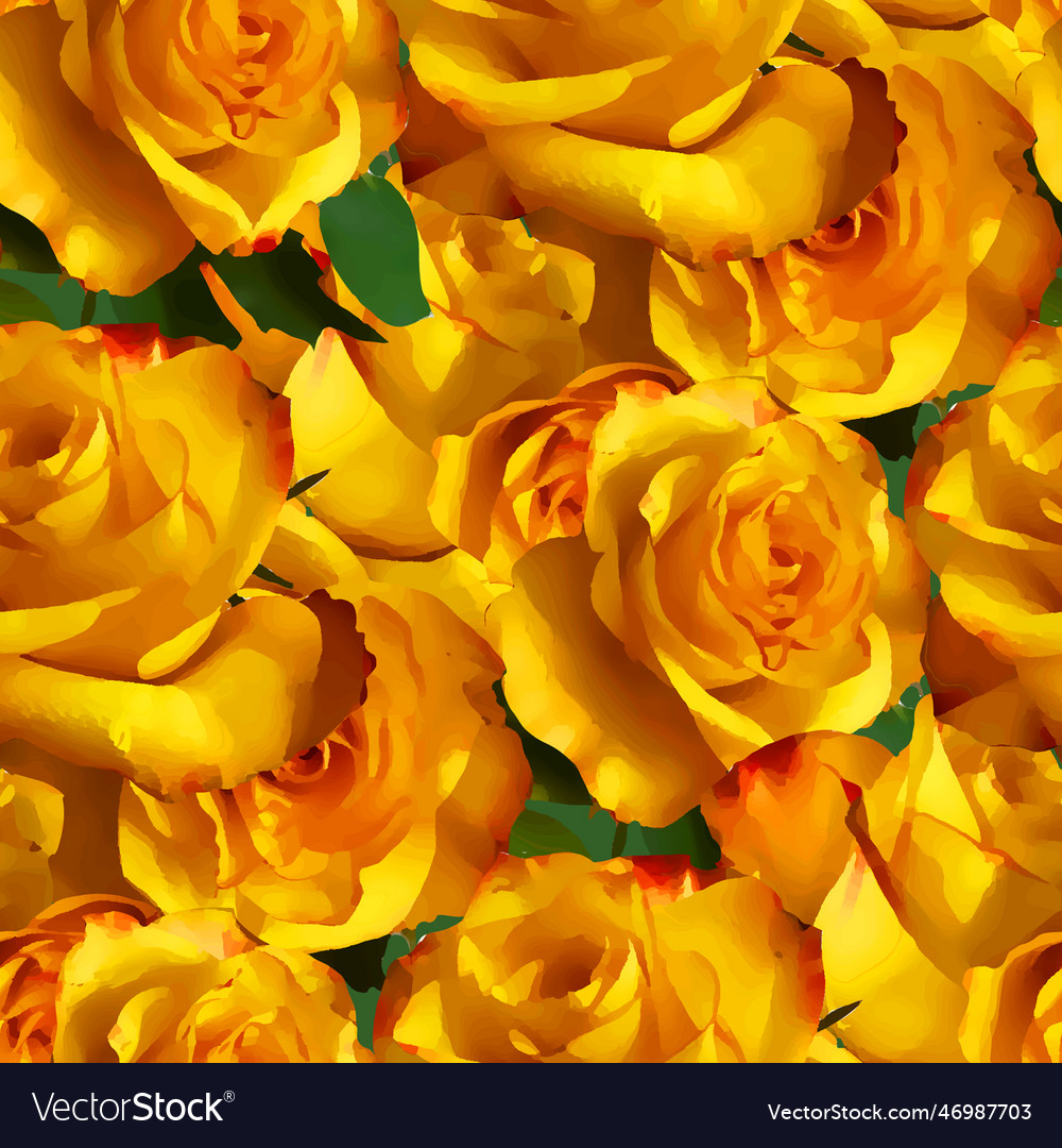 Seamless pattern with photorealistic colors
