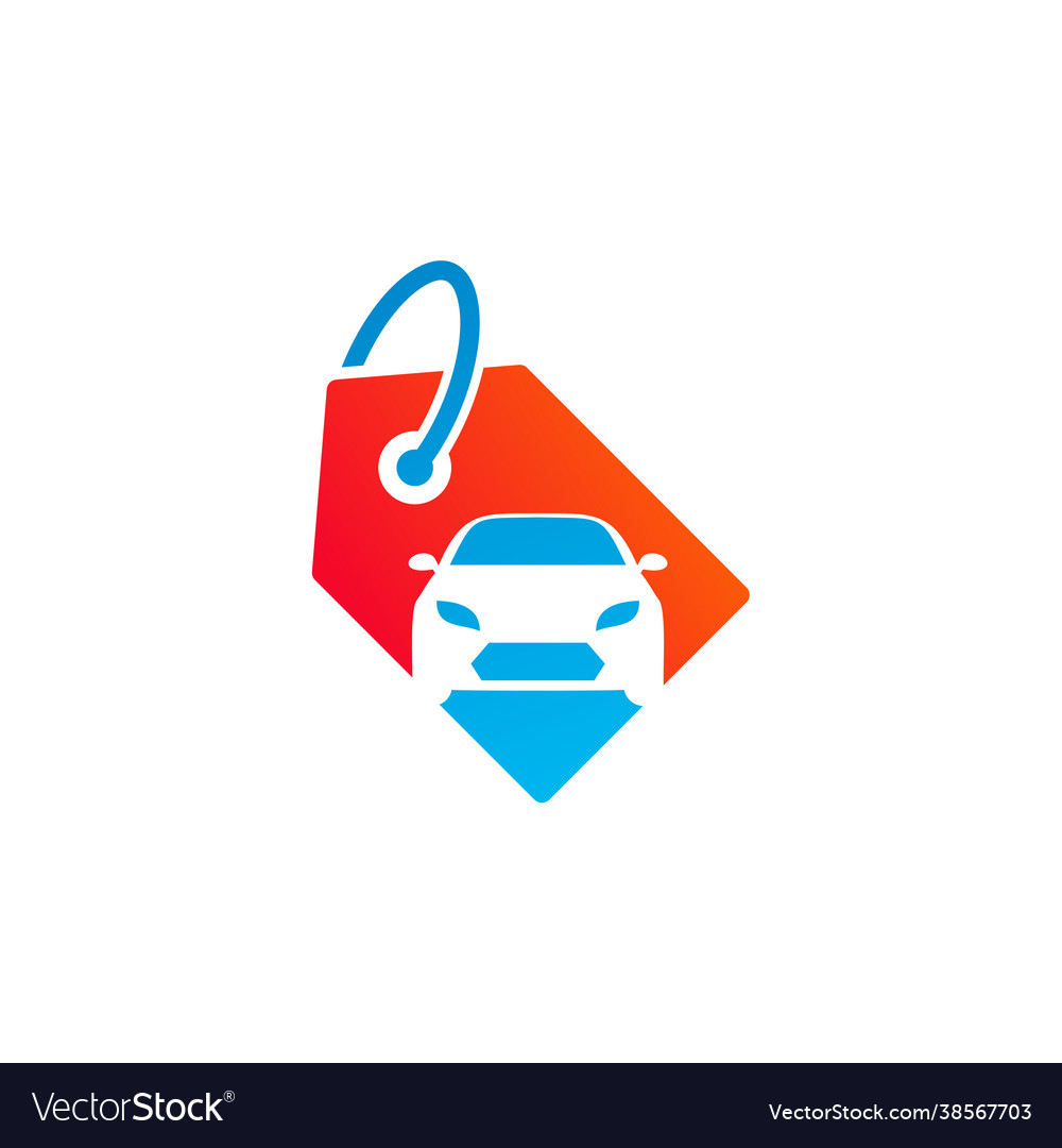 Shop car logo template creative design