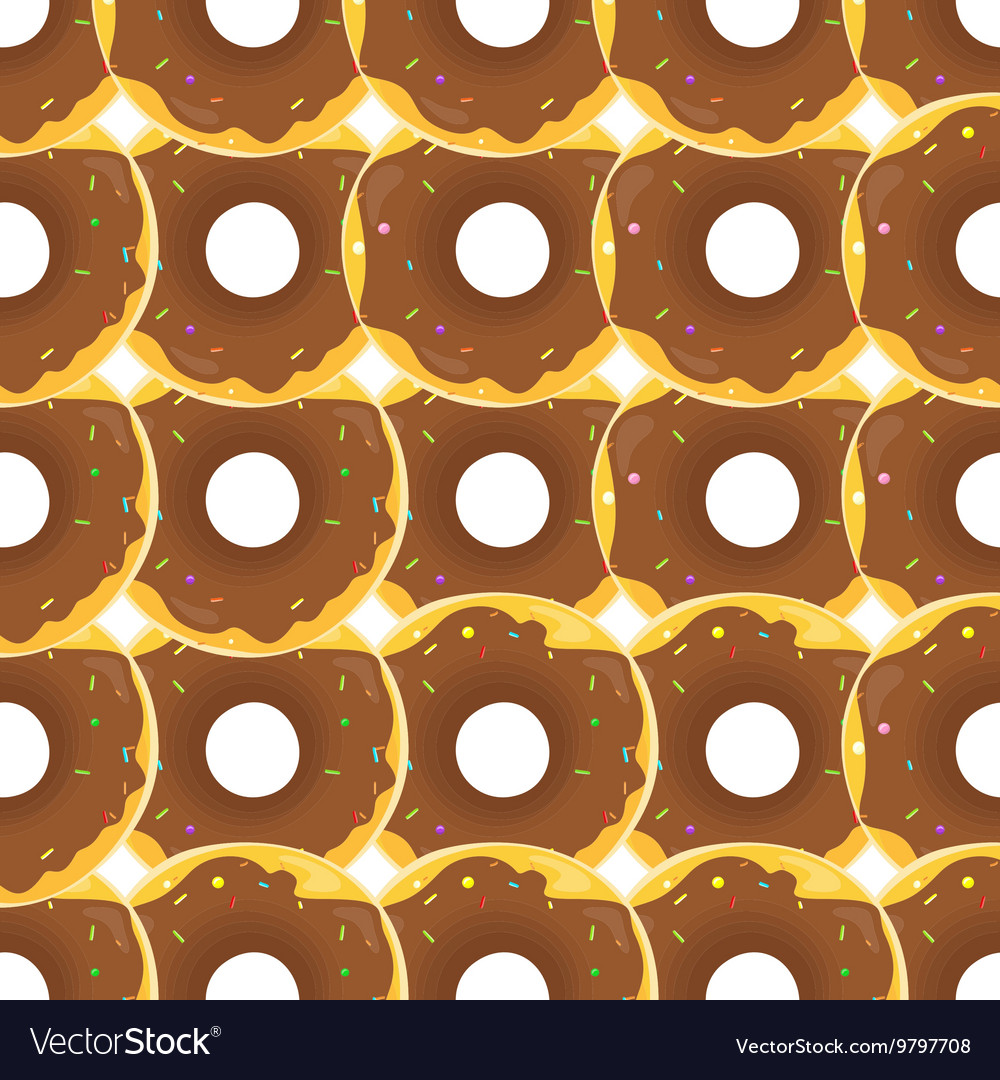 Donut seamless background texture pattern