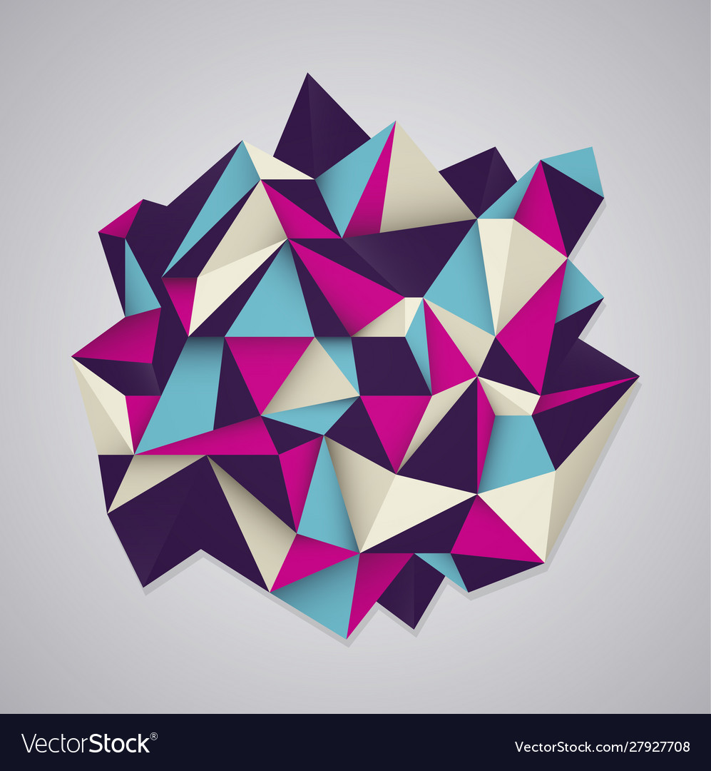 Geometric abstract shape design