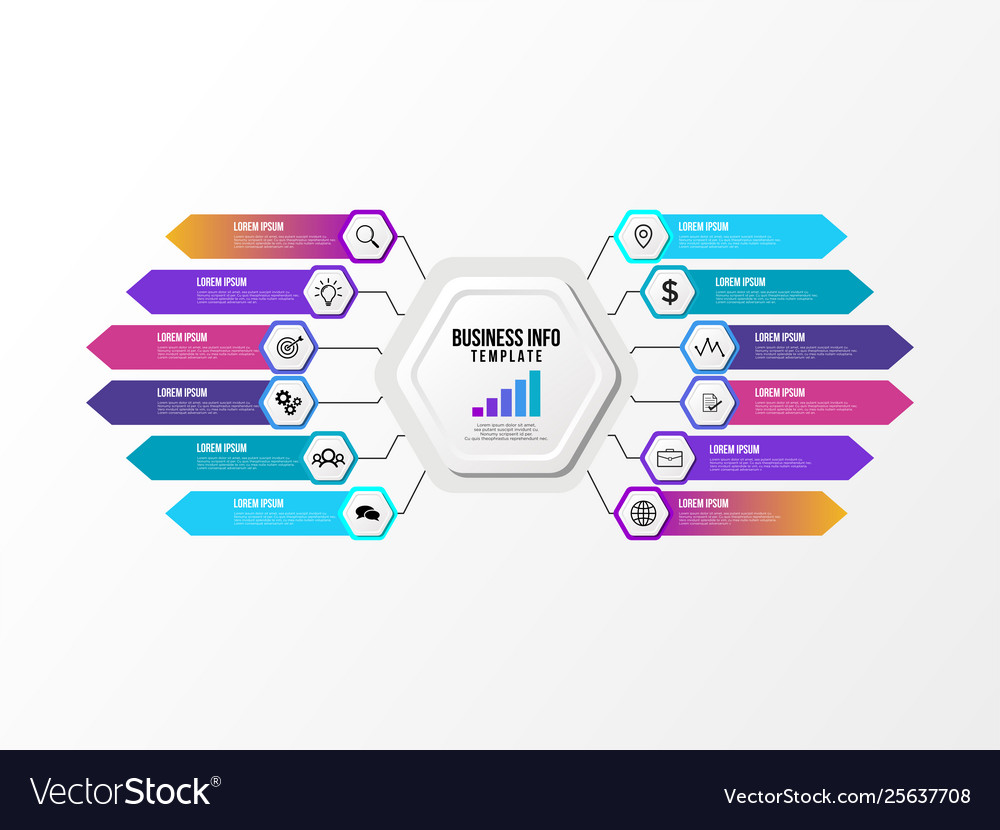 Infographic design template with options steps