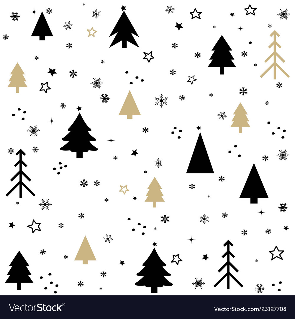 Seamless pattern with christmas postcard