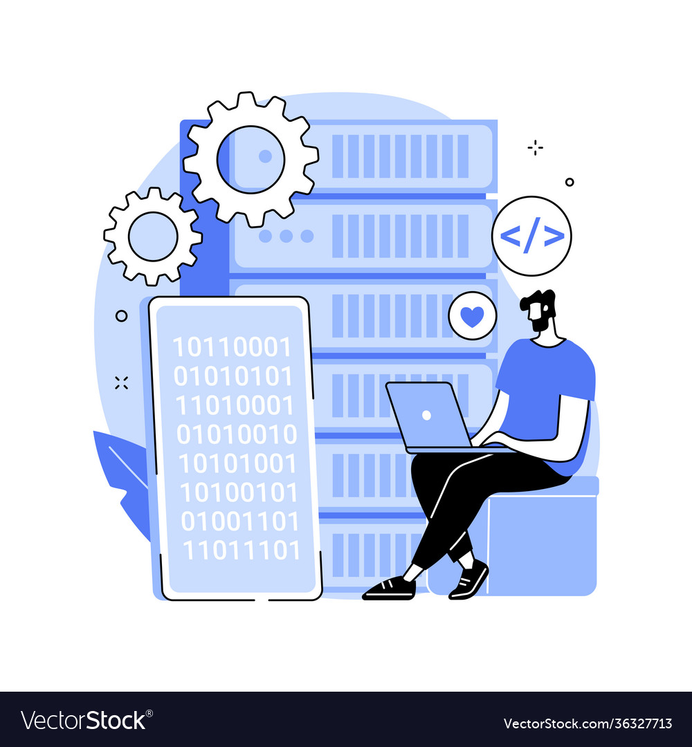 Big data applications abstract concept vector image Big data applications abstract concept