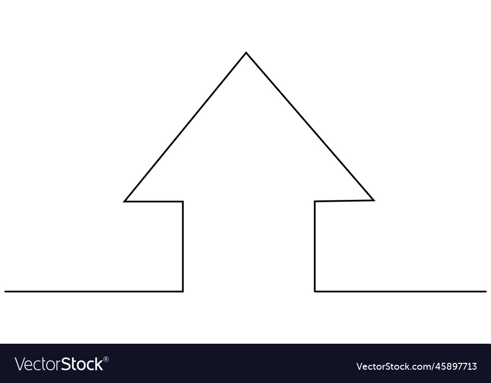 Continuous one line drawing of graph icon