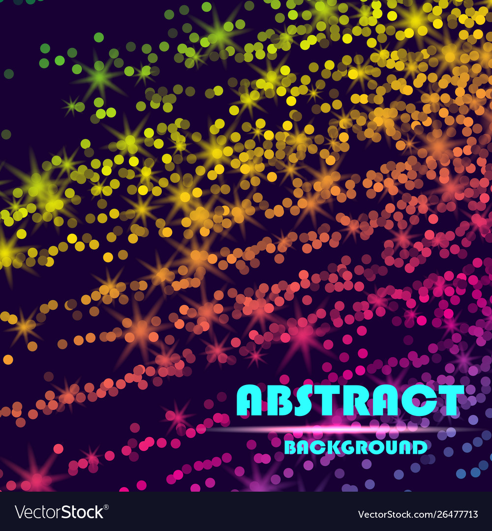 Dynamic abstract scattering particles background