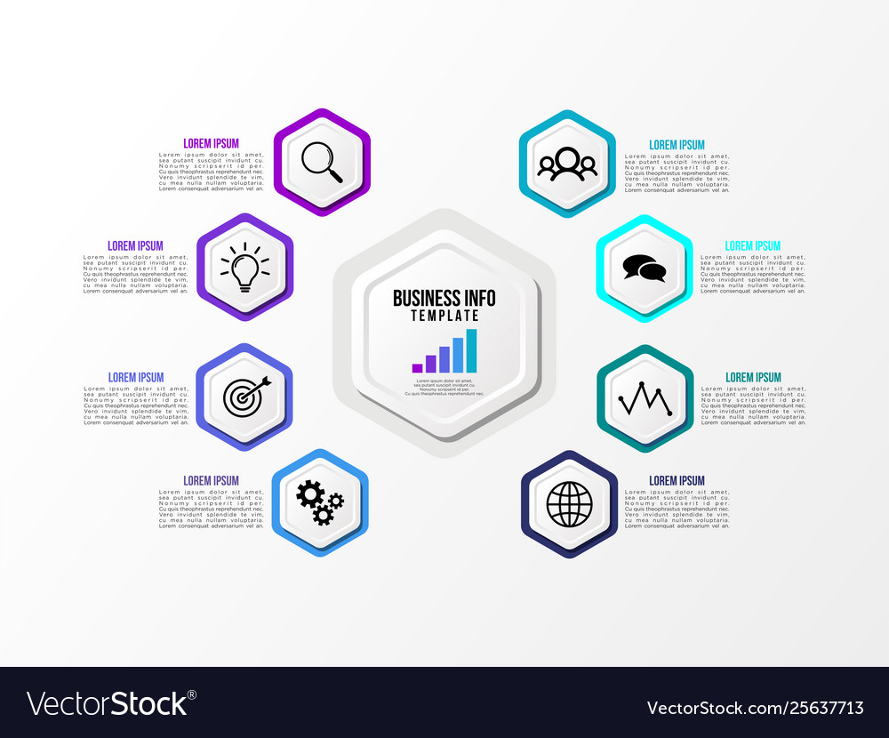 Infographic design template with options steps
