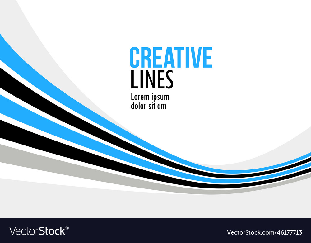 Lines in motion abstract background 3d