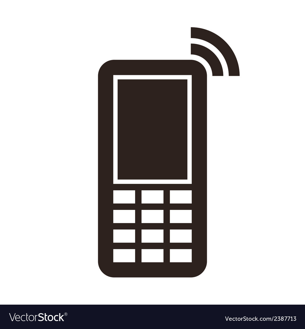 cell phone icon vector free