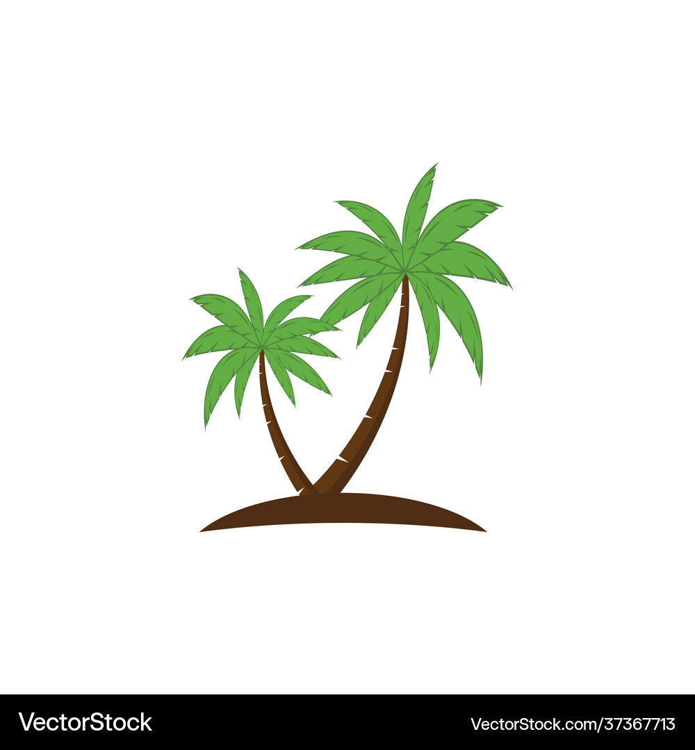Palm tree summer Royalty Free Vector Image - VectorStock